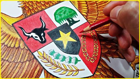 Arti dan makna lambang pancasila tersebut akan kita gambar padi dan kapas terletak di kiri bawah ruang perisai burung garuda. √ Kumpulan Gambar Sketsa Burung Garuda Pancasila & Makna ...