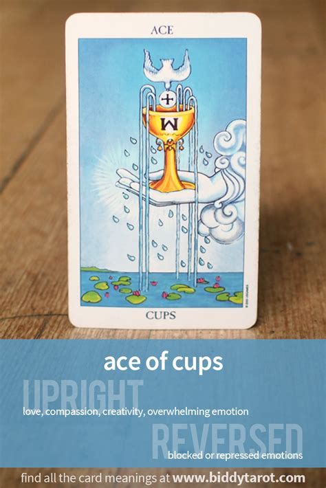 Maybe you would like to learn more about one of these? Ace of Cups Tarot Card Meanings | Tarot card meanings, Tarot learning, Tarot cards
