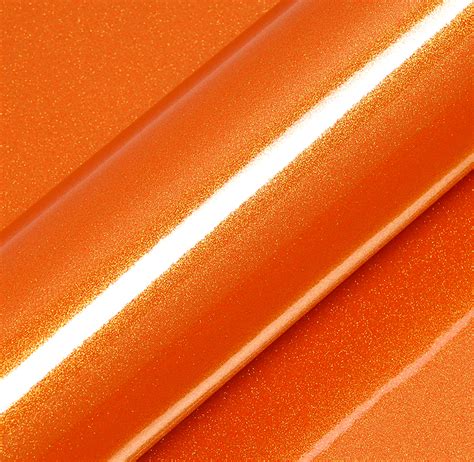 Craft Vinyl Orange Glitter