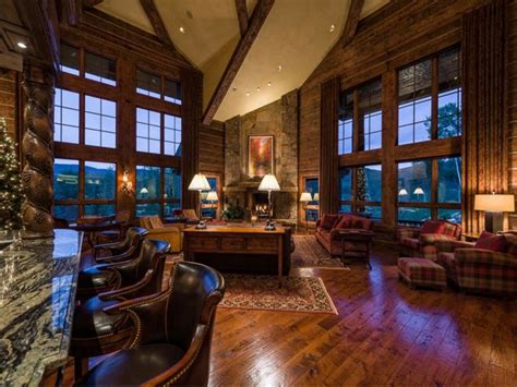 Estate Of The Day 109 Million Luxury Log Home In Beaver Creek