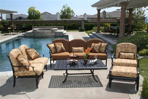 The clues are there, in it's architectural style, colors, and the existing construction elements you can repeat on. Accessories | Eastern Outdoor Furniture
