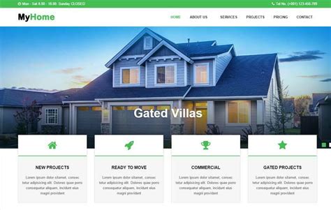 Real Estate Html Template Free Download FREE PRINTABLE TEMPLATES