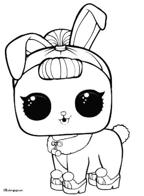 Lol Dolls Coloring Pages Bunny