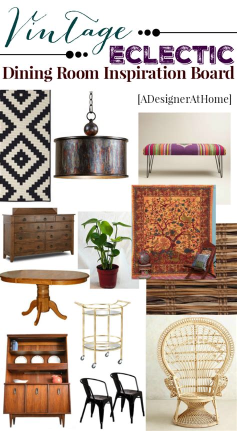 Check spelling or type a new query. Vintage Bohemian Dining Room Mood Board - A Designer At Home