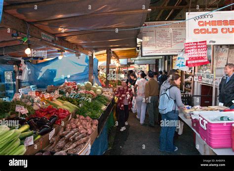 Haymarket Street Market Boston Massachusetts Usa Stock Photo Alamy