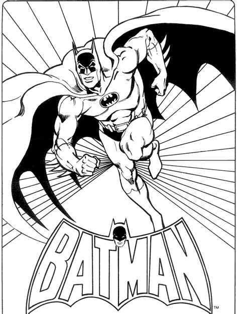 Free Printable Coloring Pages Batman