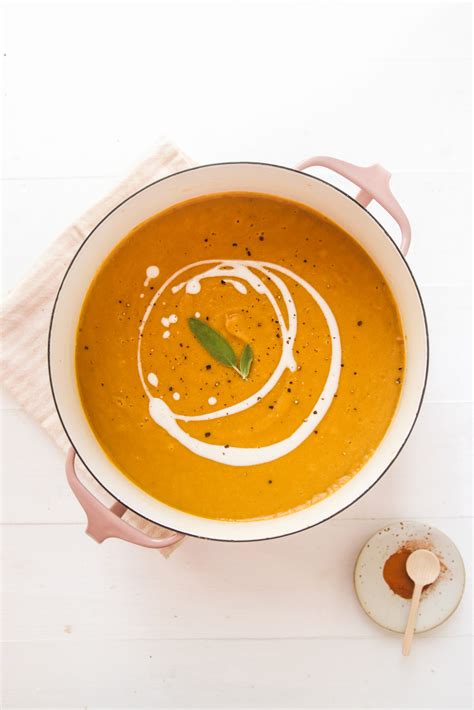 Creamy Vegan Pumpkin And Red Lentil Soup Recipe Veggiekins Blog