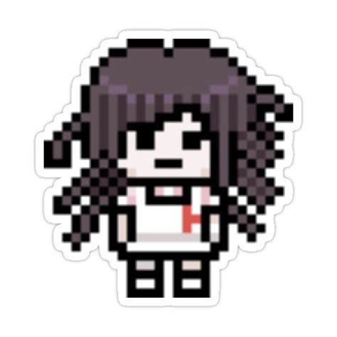 Mikan Tsumiki Pixel Sprite Sticker By Ellalune In 2021 Pixel Sprite
