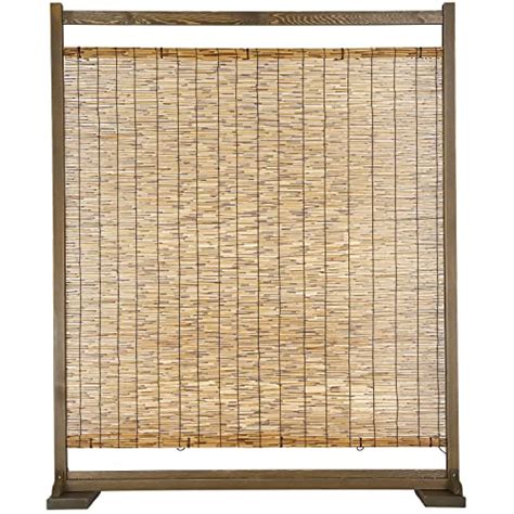 Myt Large Semi Private Reed Single Panel Privacy Screen Room Divider