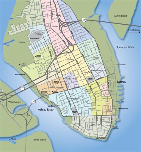 10 Map Of Downtown Charleston Sc Image Hd Wallpaper