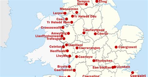 Heavenly Worldliness 10 Names In Welsh For English Towns