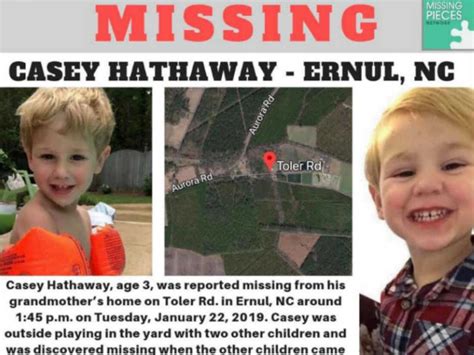 Casey Hathaway Missing 3 Year Old Boy Found Alive In North Carolina Npr