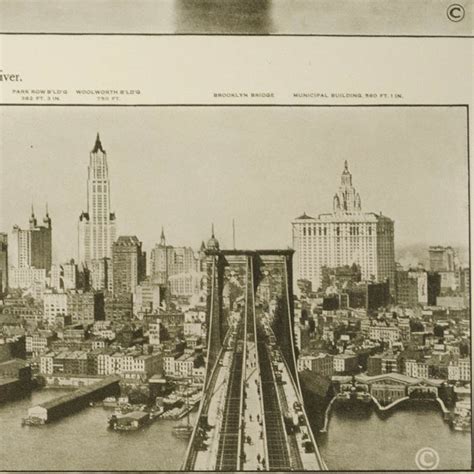 View New York City 1876 And 1913 Brooklyn Bridge Advertising