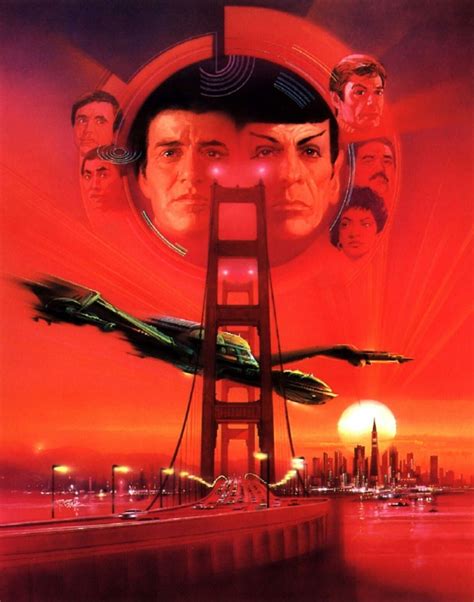Star Trek Iv The Voyage Home Textless Movie Poster Star Trek Movie