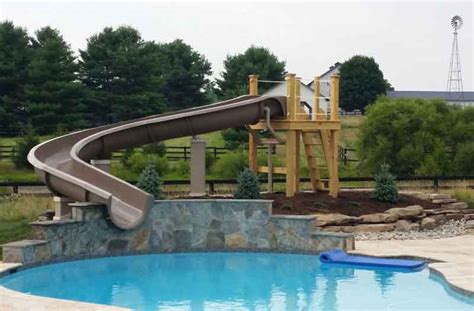 Diy Inground Pool Slide How To Make A Water Slide For Less Than 100
