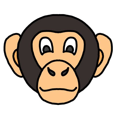 Monkey Face Clip Art