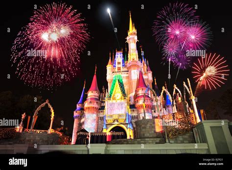 Disney World Fireworks Stock Photos And Disney World Fireworks Stock