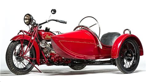 1928 Indian 101 Scout With Sidecar Mecum Auctions Indian Motorcycle