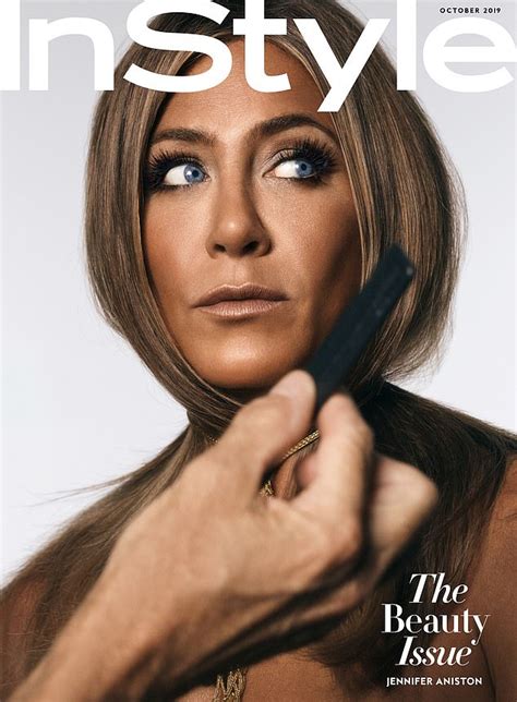 Jennifer Aniston 50 Shows Off Cute Freckles On Instyle Cover Daily