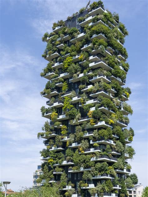 Milano Italy Bosco Verticale Editorial Stock Photo Image Of Italian