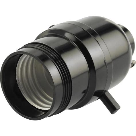 You should see the light socket at the top of the well. Hillman Black Lamp Socket in the Light Sockets department ...