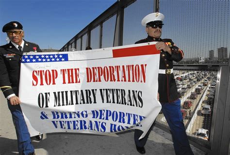 Report: Federal officials complicit in deportation of U.S. veterans - The San Diego Union-Tribune