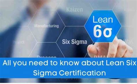Lean Six Sigma All You Need To Know About Lean Six Sigma Certification