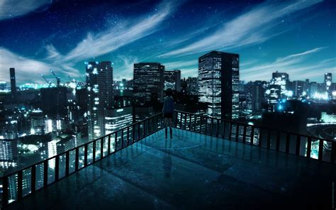 Anime Ciudad Fondo De Pantalla Anime City Anime Scenery Night Landscape My Xxx Hot Girl