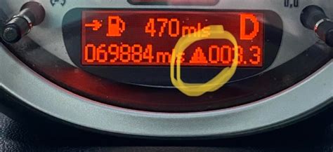 Mini Cooper Warning Light Exclamation Mark In Triangle