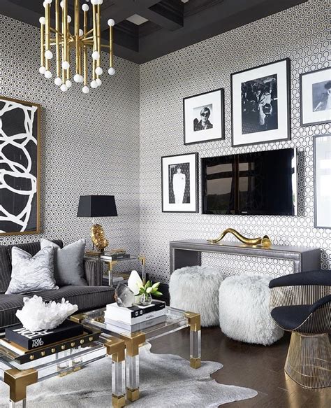 10 Grey Gold Living Room Decoomo