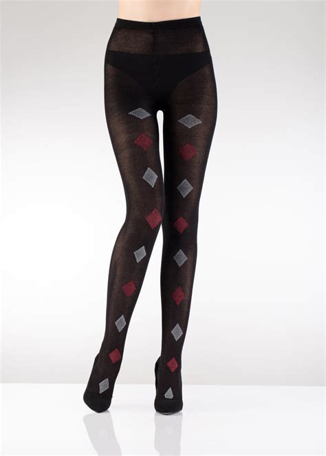 150d cotton diamond tights tightso