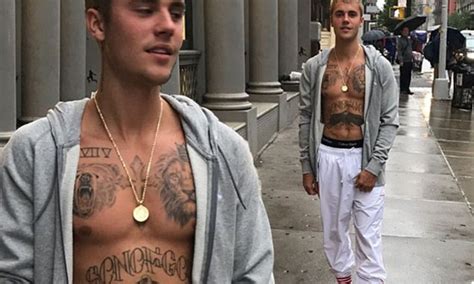 Justin Bieber Topless Selfies Shared On Instagram