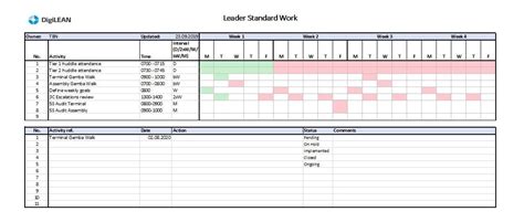 What Is Leader Standard Work · Digilean
