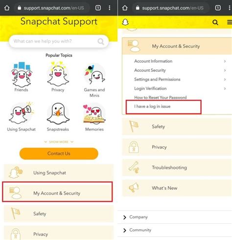how to get back the hacked account in snapchat