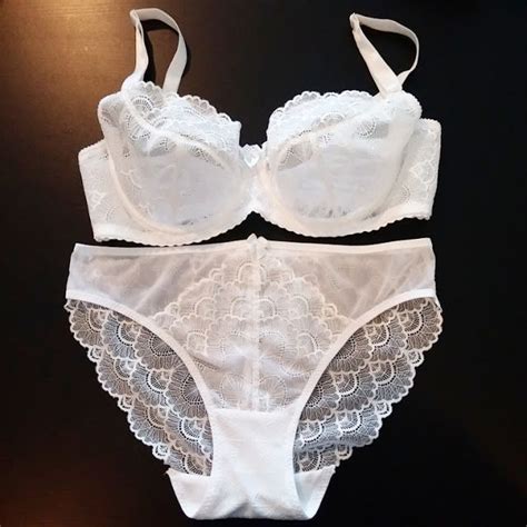 White Lace Harriet Bra And Matching Frankie Panties Includes Tutorial