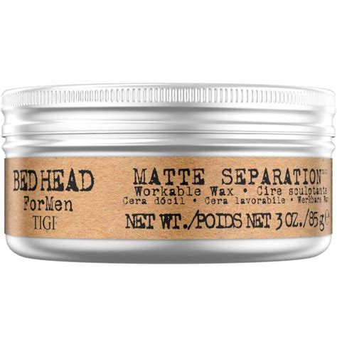Ceara De Par Tigi Bed Head For Men Matte Separation 85g Beardshop Ro