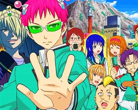 The Disastrous Life Of Saiki Characters 5d Diamond Painting