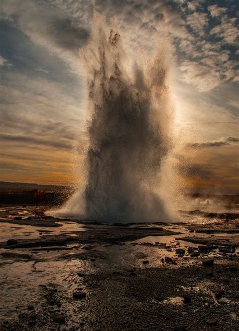 Geysir Strokkur Haukadalur Valley Iceland Photograph By Etsy