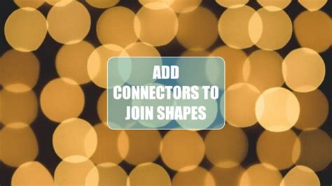 Add Connectors To Join Shapes Excel Tips Mrexcel Publishing