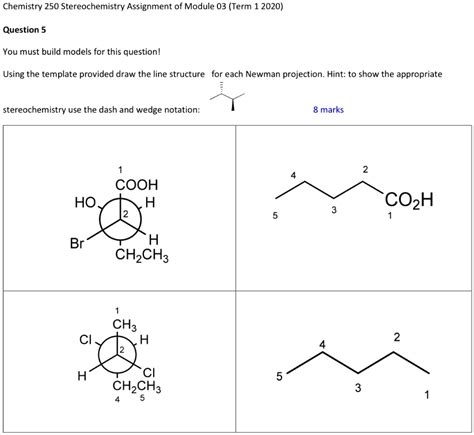 Solved Chemistry Stereochemistry Assignment Of Module Term