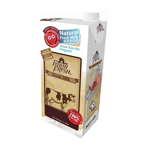 Farm Fresh Uht Fresh Milk 1l Shopee Malaysia