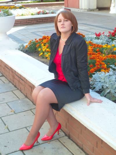 Candid Pantyhose Pic Of A Red Head Office Worker I Tumbex