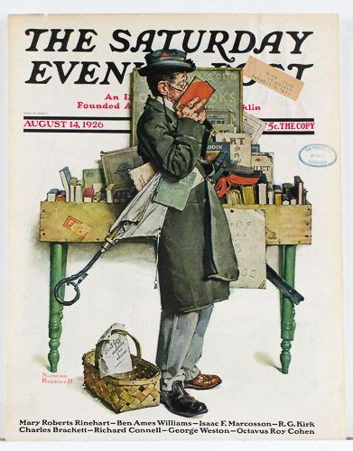 Original Antique Norman Rockwell Saturday Evening Post Cover For Sale