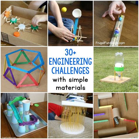 30 Awesome Stem Challenges For Kids With Inexpensive Or Recycled