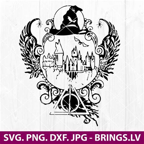 Hogwarts Castle SVG | Wizard SVG | Harry Potter SVG | PNG | DXF | EPS