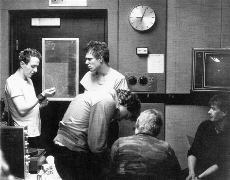 The Clash Recording Their Self Titled Debut Album At Cbs Studios