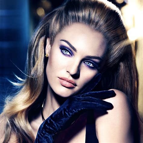 Purple Eyeshadow Idea Candice Swanepoels Max Factor Makeup By Pat