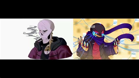 Underverse Error And Swapfell Papyrus Undertale Judgement Day