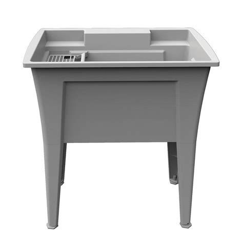 What sets our utility sinks above the rest? RUGGED TUB 32 in. x 22 in. Polypropylene Granite Laundry ...