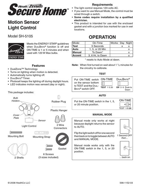 How To Setup Heath Zenith Motion Sensor Light